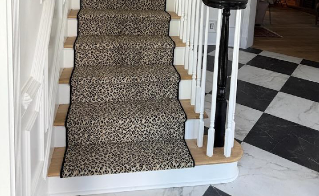 Stair Runner Carpet - Felix Wool Animal Print